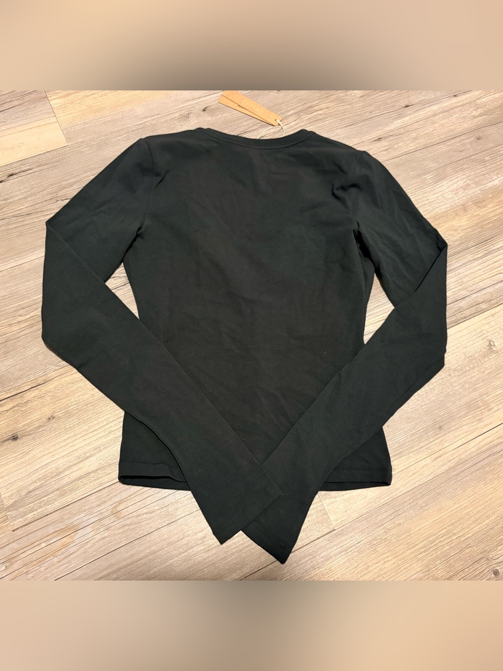 SKIMS Kim Kardashian cotton jersey long sleeve shirt XXS new with tags - Picture 2 of 4
